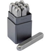 0 - 9 Number Stamp Set - Number Height 3/16' DRAPER
