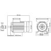 1-fas elektrisk motor aluminium 1,5kW/2HK 2-polig vidaXL – miniatyr 8