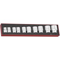 10 delars Hylssats Med 3/4tum fyrkantsfäste TEX3410 Teng Tools
