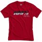 100% T-Shirt Bristol Röd