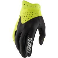 100%, ITRACK YOUTH Handskar Black/Flo Yellow, BARN, S, NEON SVART GUL