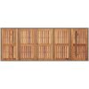 11-delars trädgårdsdining set grå poly rattan acacia vidaXL 10 - Sits – miniatyr 8