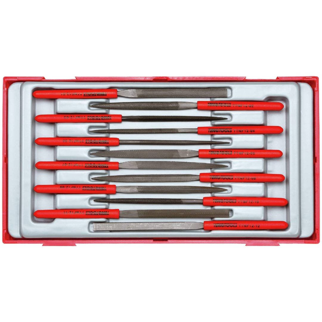 12 delars Nålfilssats TTNF12 Teng Tools NÅLFILSSATS 12 DELAR