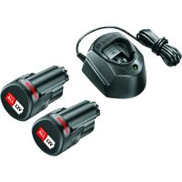 12 Volts litiumjon systemtillbehör Startsats 12 V (2 x 1,5 A Bosch DIY