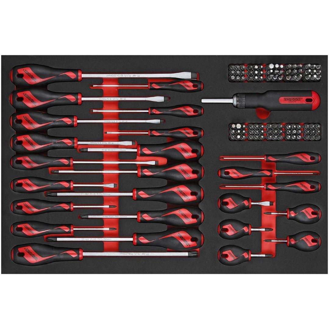 122 delars Skruvmejsel/bits sats TTEMD122N Teng Tools SKRUVMEJSELSATS EVA 122 DELAR – bild 2
