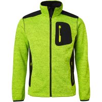123 Fleece Yellow melange/black M