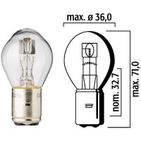 12V 45/40W BA20d FLOSSER