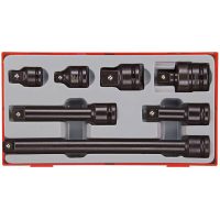 13 delars Krafthylsverktygssats med 1/2tum fyrkantsfäste TT9207A Teng Tools