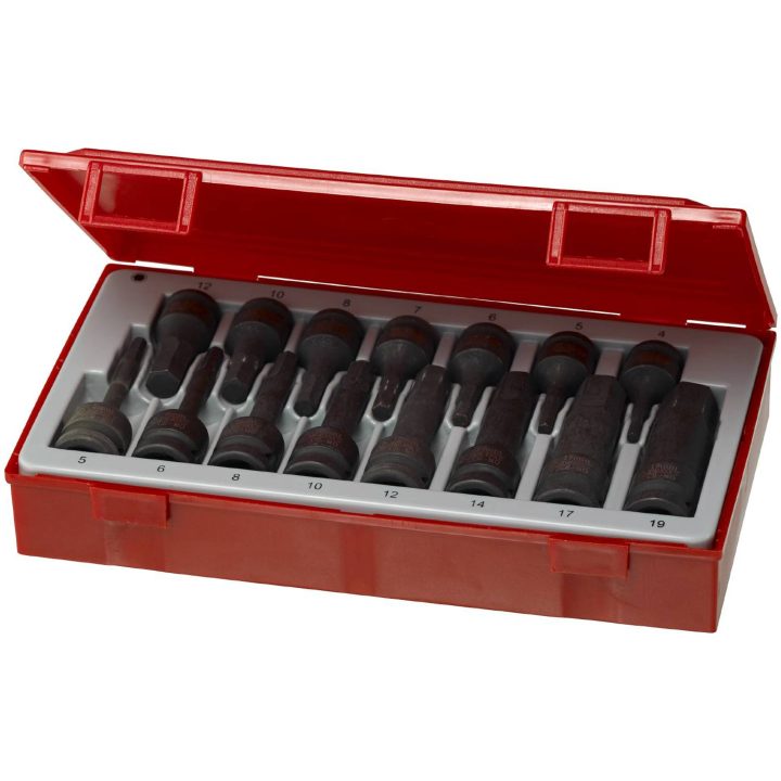 15 delars Krafthylsbitssats (insex) för inv sexkanthål TT9015HX Teng Tools KRAFTHYLSBITSSATS SEXK. 15 DEL – bild 2