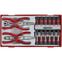 16 delars Finmekanikermejslar och tänger i sats Teng Tools TTMI16