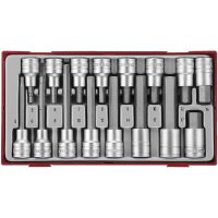 16 delars insex hylsbitssats Med 1/2u0022 fyrkantsfäste TTHEX16 Teng Tools