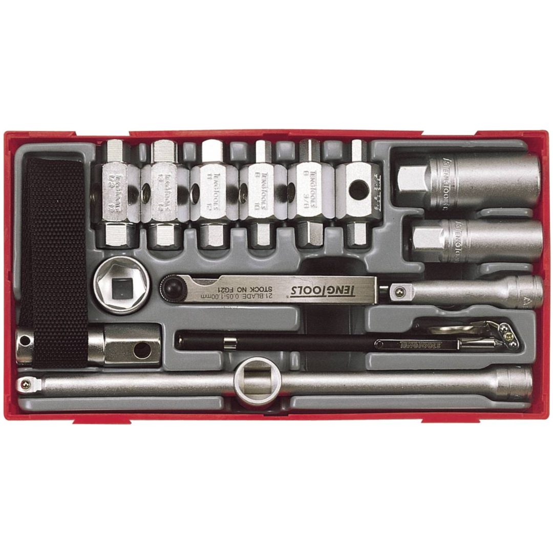 16 delars Oljeservicesats TTOS16 Teng Tools OLJESERVICESATS 16 DELAR
