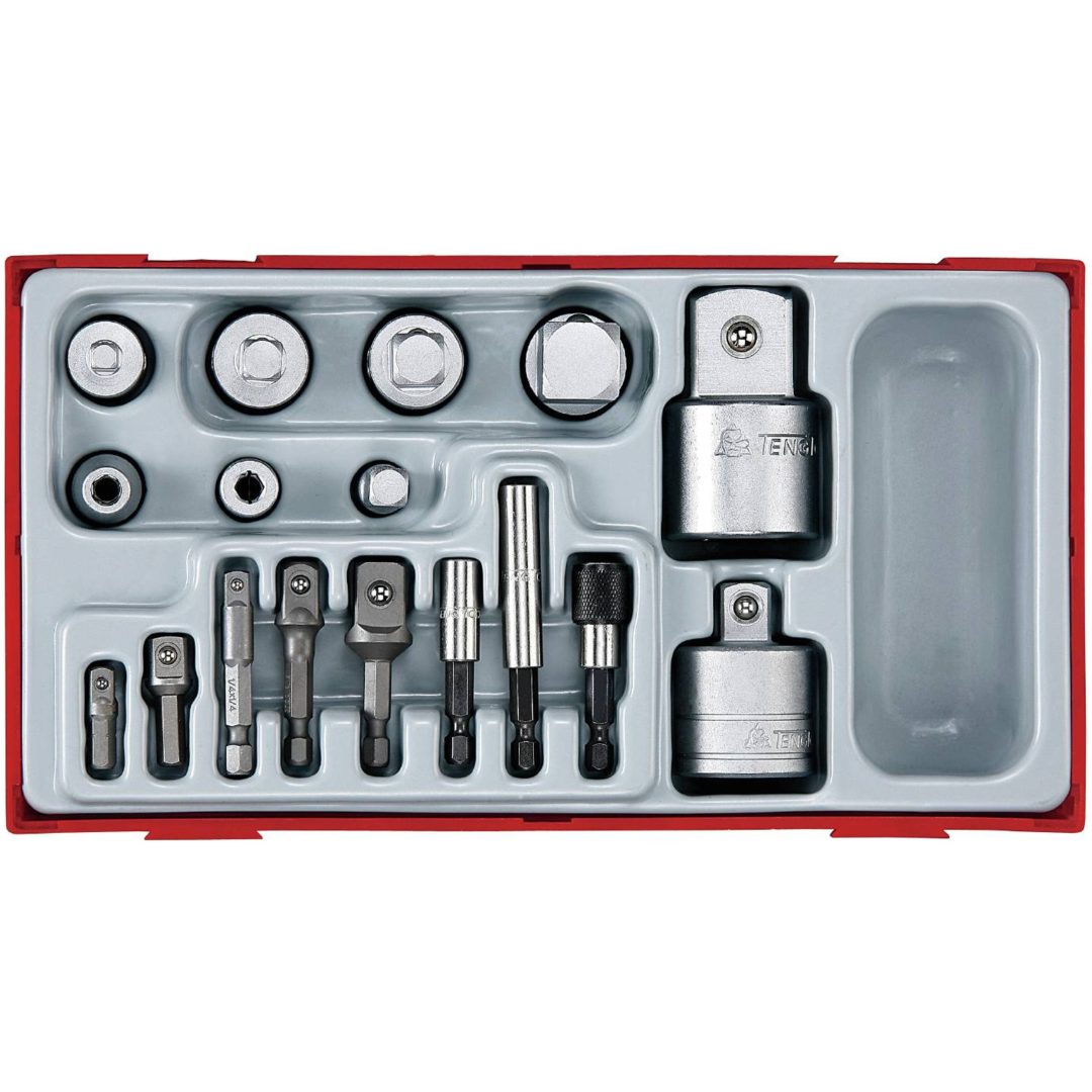 17 delars Adaptorsats TTADP17 Teng Tools ADAPTERSATS 17 DELAR