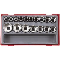 17 delars Hylssats Med 1/2tum fyrkantsfäste TT1217 / TT1217-6 Teng Tools