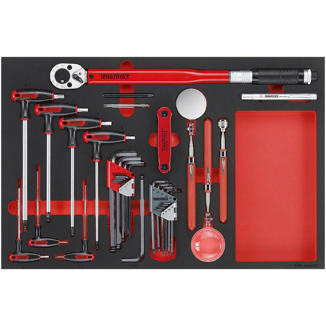 17 delars Verktygssats TTEX17 Teng Tools MOMENT/SEXKANTSATS EVA 17DEL