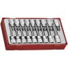 18 delars Hylsbitssats för TX-spår, 1/2u0022 fyrkantsfäste TTTX18 Teng Tools HYLSBITSSATS 1/2 TX 18 DELAR – miniatyr 2
