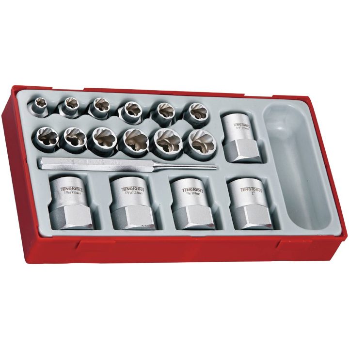 18 delars Sexkantutdragarsats TTBE18 Teng Tools SEXKANTUTDRAGARE SATS 18 DELAR – bild 2