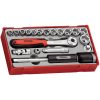 19 delars Hylsnyckelsats Med 3/8tum fyrkantsfäste TT3819 Teng Tools HYLSNYCKELSATS 3/8 TT3819 – miniatyr 2