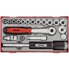 19 delars Hylsnyckelsats Med 3/8tum fyrkantsfäste TT3819 Teng Tools HYLSNYCKELSATS 3/8 TT3819 – miniatyr 1