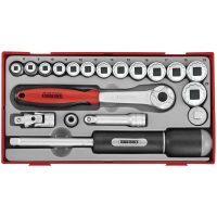 19 delars Hylsnyckelsats Med 3/8tum fyrkantsfäste TT381912 Teng Tools