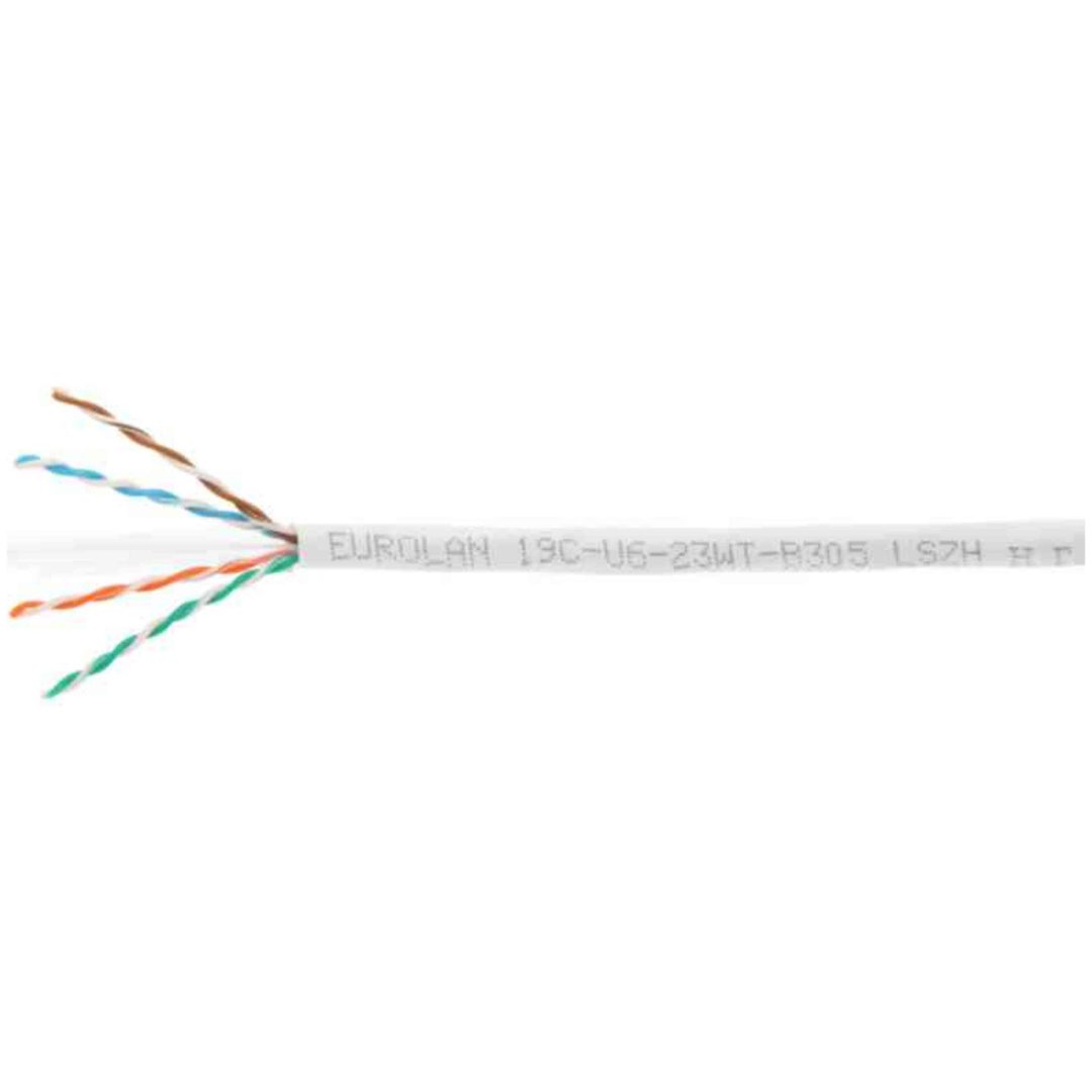 19D-U6-23WT-0 Datakabel C6 UTP vit LSZH Dca Eurolan