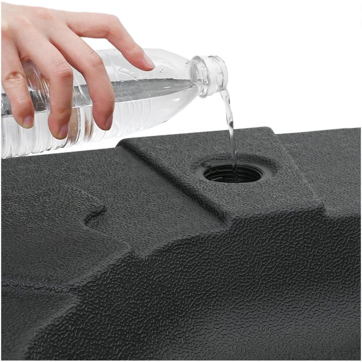 2-delad parasolbas med 110 kg sand eller 70 kg vatten vidaXL 88.5 x 88.5 x 12 cm – bild 11