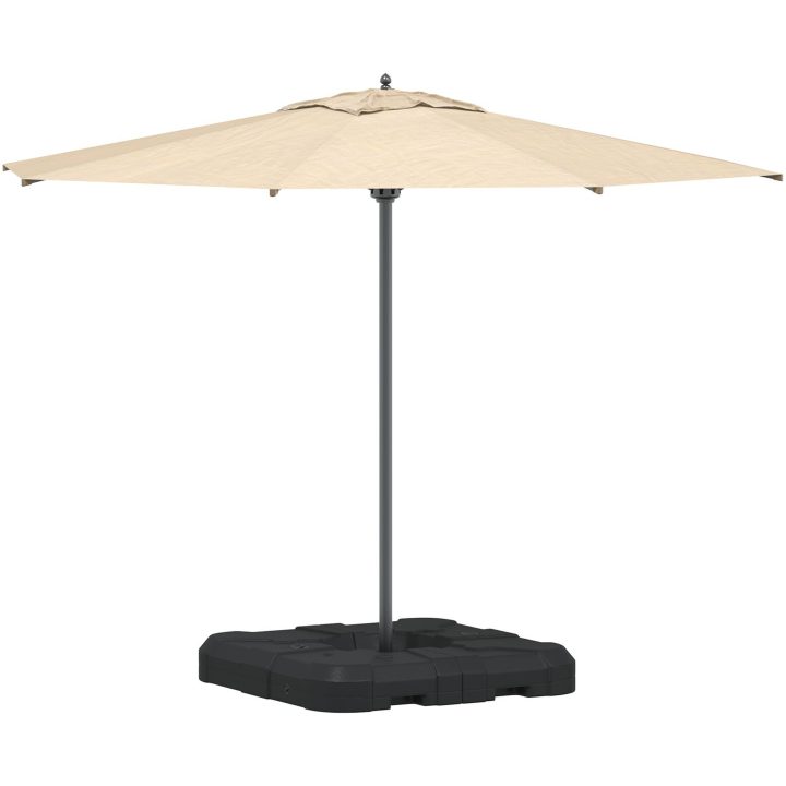 2-delad parasolbas med 110 kg sand eller 70 kg vatten vidaXL 88.5 x 88.5 x 12 cm – bild 3
