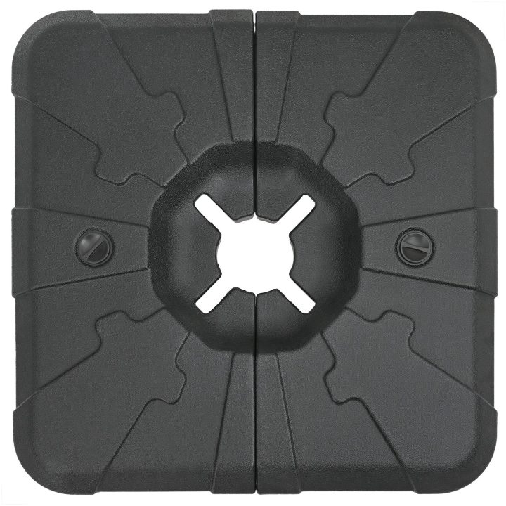 2-delad parasolbas med 110 kg sand eller 70 kg vatten vidaXL 88.5 x 88.5 x 12 cm – bild 8
