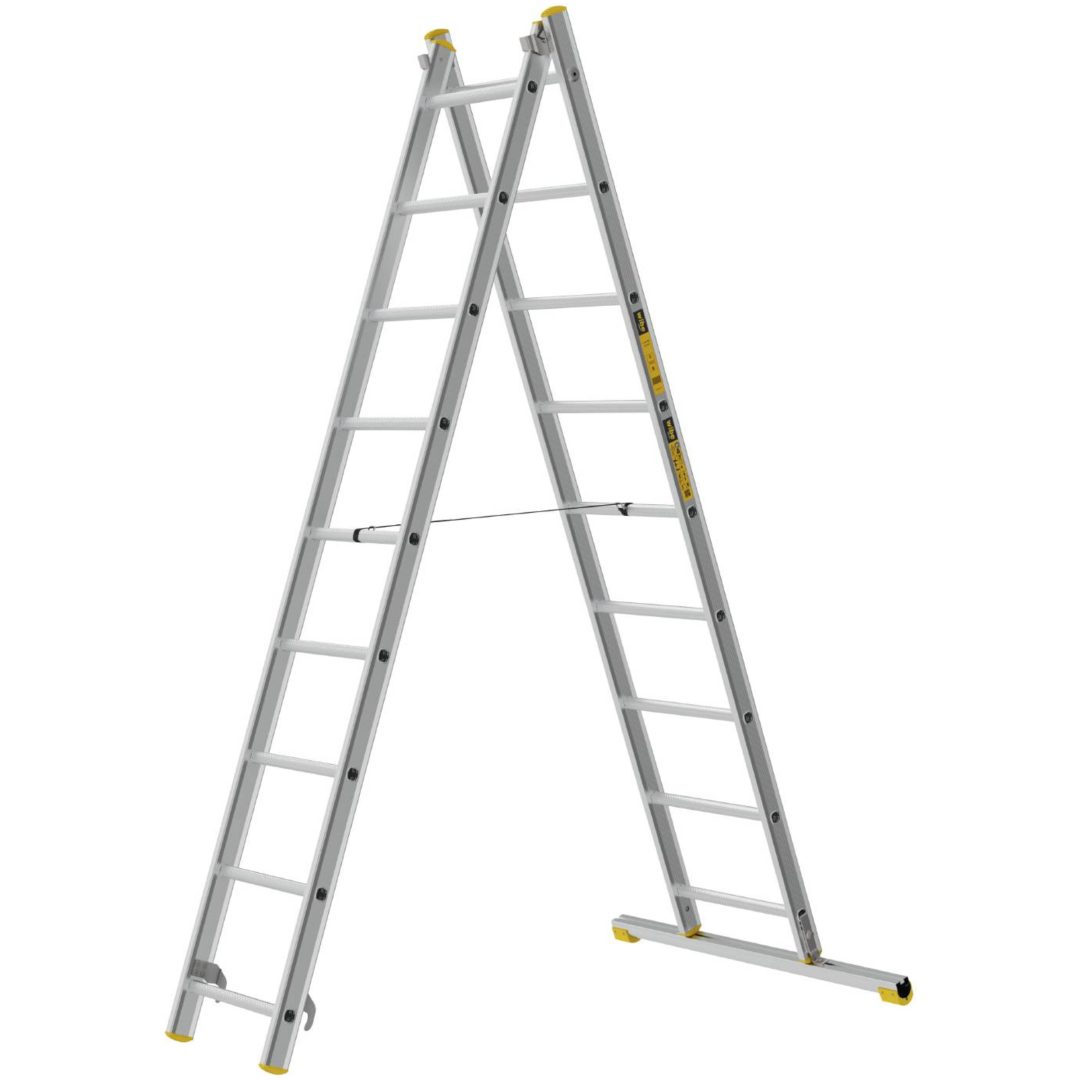 2-delad utskjutsstege PROF Ladders WIBE STEGE UTSKJUT WIBE W LPR-D5 – bild 3