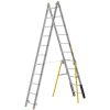 2-delad utskjutsstege PROF+ Ladders WIBE STEGE UTSKJUT WIBE W LPX-D6 – miniatyr 3