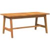 2-delars bistroset med kuddar - Av massivt akaciaträ vidaXL 115 x 65 x 71 cm – miniatyr 5