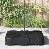 2 Delars Cantilever Parasolbas Set - 150kg Sand eller 113kg Vatten vidaXL 88 x 88 x 19 cm – miniatyr 4
