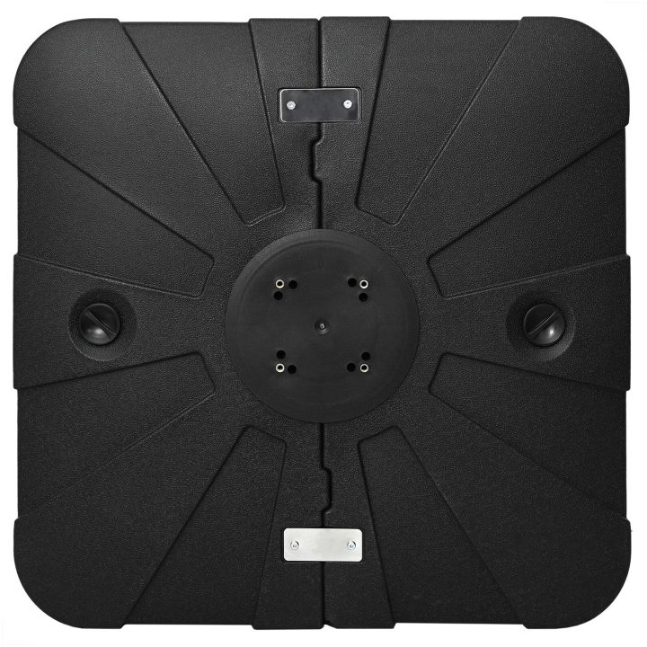 2 Delars Cantilever Parasolbas Set - 150kg Sand eller 113kg Vatten vidaXL 88 x 88 x 19 cm – bild 8