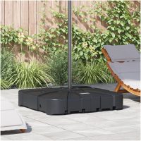 2 Delars Cantilever Parasolbas Set - 150kg Sand eller 113kg Vatten vidaXL