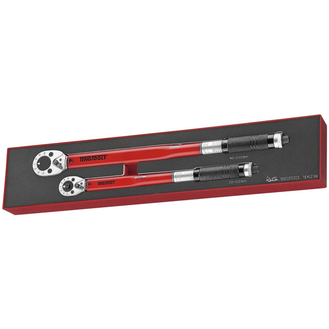 2 delars Momentnyckelsats TEX1238 Teng Tools MOMENTNYCKELSATS EVA 2 DELAR – bild 2