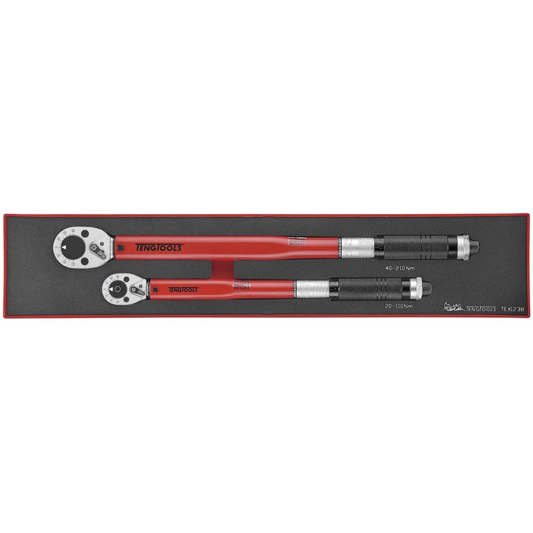 2 delars Momentnyckelsats TEX1238 Teng Tools MOMENTNYCKELSATS EVA 2 DELAR