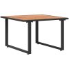 2-delars Trädgårdsoffset Sittplats med Ljusgrå Kuddar vidaXL 70 x 117.5 x 68 cm – miniatyr 5