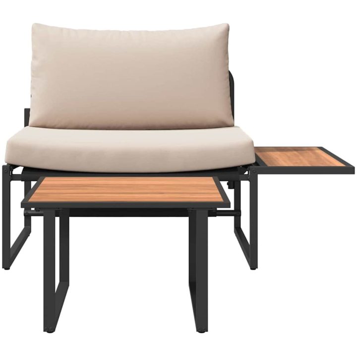 2-delat trädgårdsoffas med taubekuddar vidaXL 70 x 117.5 x 68 cm – bild 7