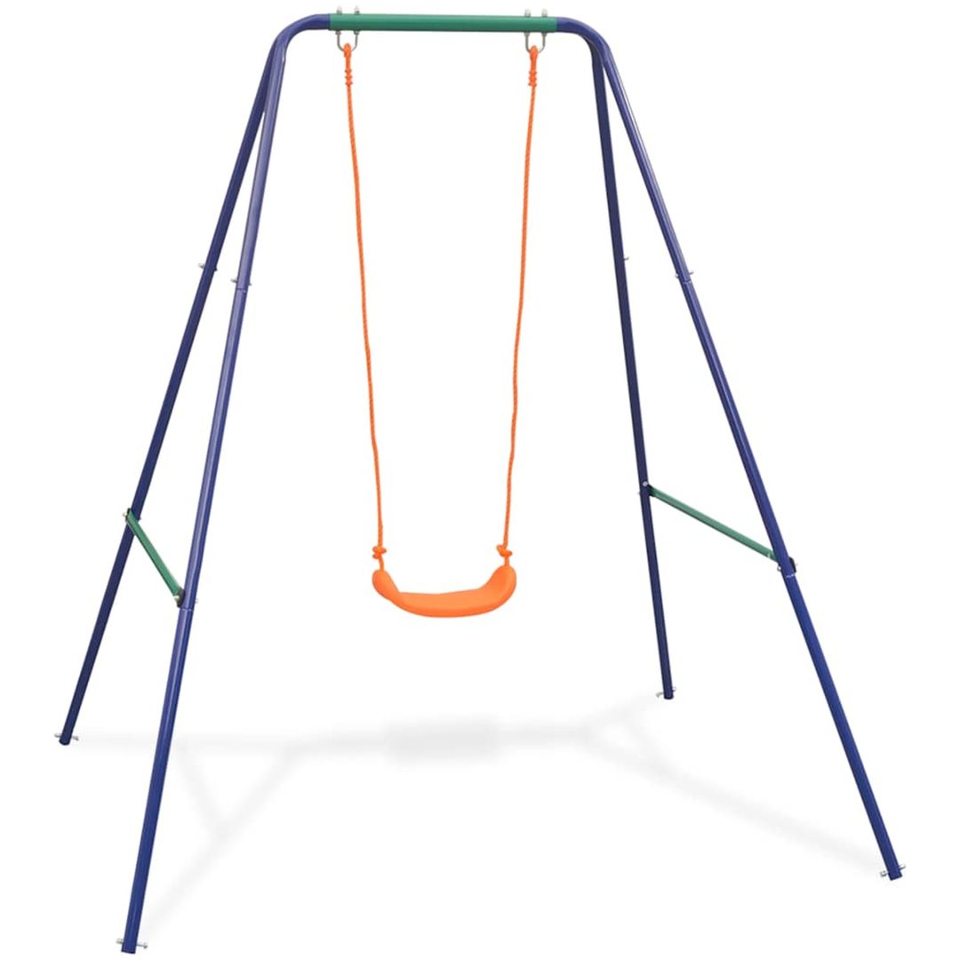 2-i-1 Enkelgunga och barngunga orange vidaXL – bild 2