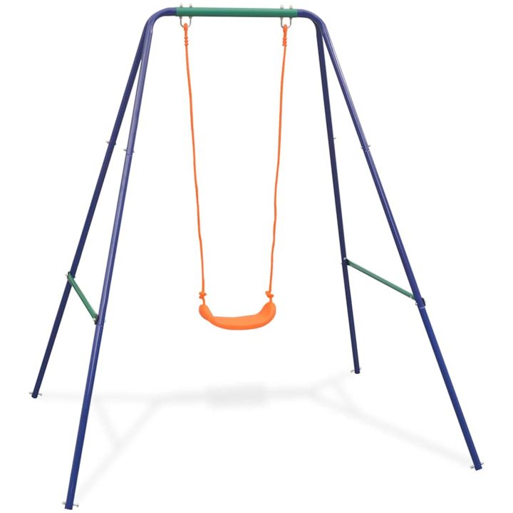 2-i-1 Enkelgunga och barngunga orange vidaXL – bild 2