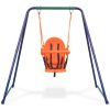 2-i-1 Enkelgunga och barngunga orange vidaXL – miniatyr 6