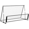 2-i-1 returnät/fotbollsmål 202x104x120 cm stål vidaXL – miniatyr 2