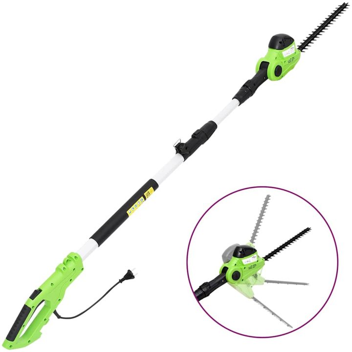 2-i-1 Teleskopisk stångsåg/häcktrimmer 25/41 cm 710/550W vidaXL – bild 3