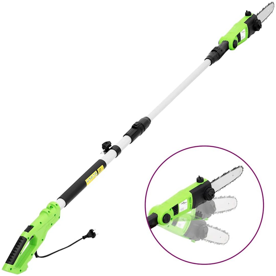 2-i-1 Teleskopisk stångsåg/häcktrimmer 25/41 cm 710/550W vidaXL – bild 4