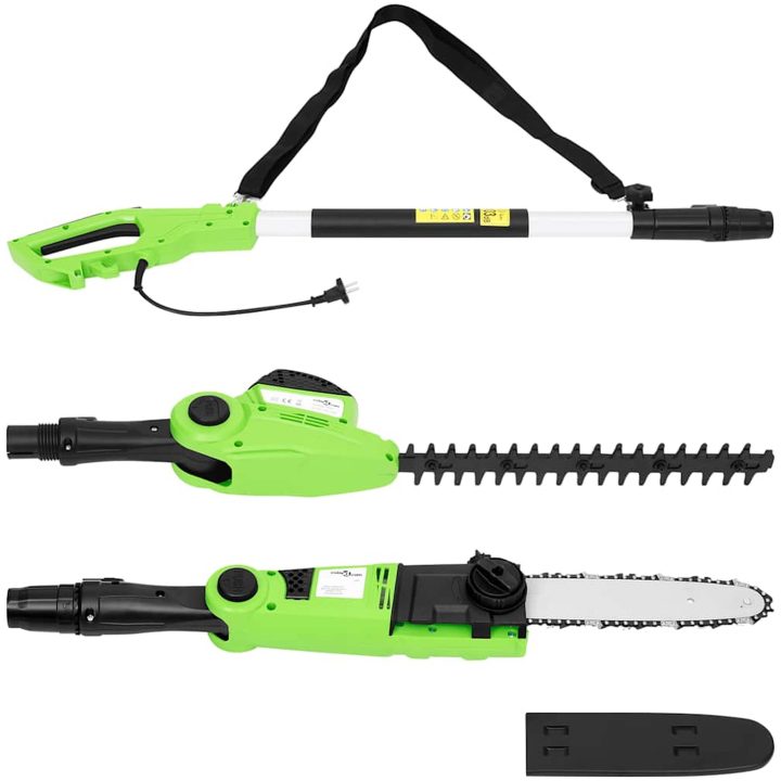 2-i-1 Teleskopisk stångsåg/häcktrimmer 25/41 cm 710/550W vidaXL – bild 5