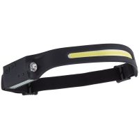 2 in 1 Head Torch COB LED Recharcheable with Wave Sensor - 3W DRAPER