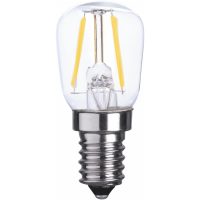 2-pack filament LED-lampa, Päron, Klar, 2W, E14, 230V, MB Malmbergs