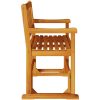 2-sits Trädgårds Gungbänk Massivt trä Akacia vidaXL 110 x 59 x 97 cm – miniatyr 5
