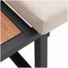 2-sits trädgårdsoffa med taupe-kuddar vidaXL 200,5 x 70 x 85,5 cm – miniatyr 10