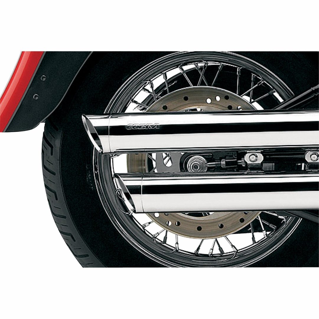 2 SLIP-ON 3 Tum Chrome COBRA Chrome